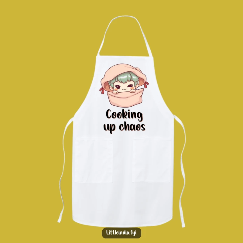 Funny Mischievous Character Apron: Hilarious Kitchen Wear for Playful Cooks
