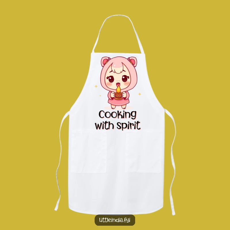 Funny Excited Diya Apron: Hilarious Kitchen Wear for Festive Cooks