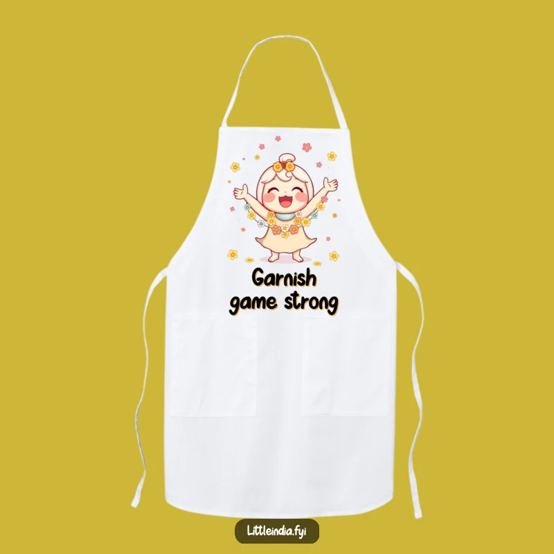 Funny Juggling Flower Garlands Apron, Cook with a Smile