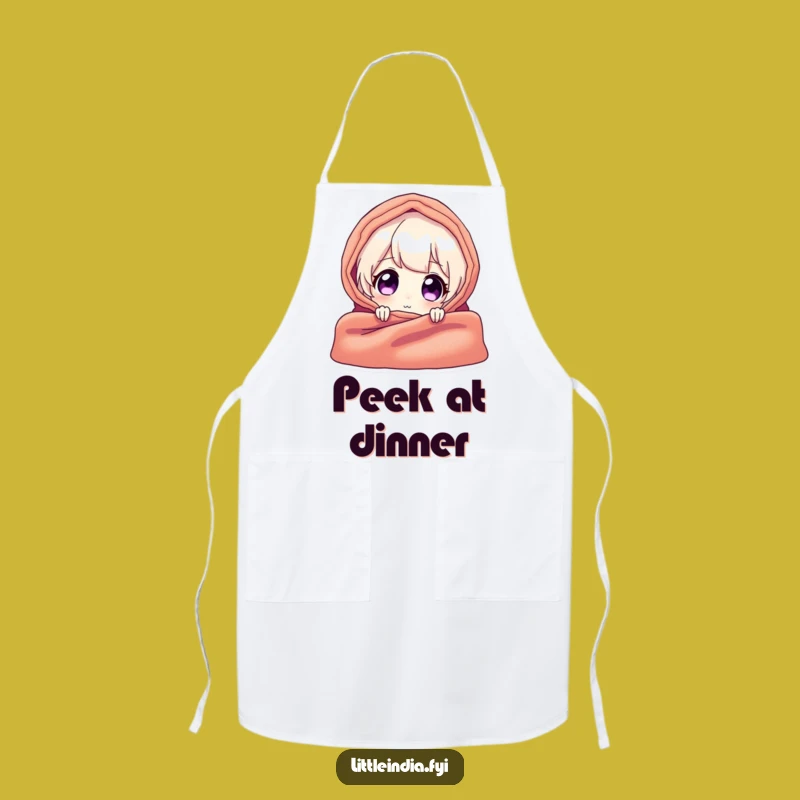 Funny Peek Apron: Kitchen Intrigue, Perfect Funny Gift!