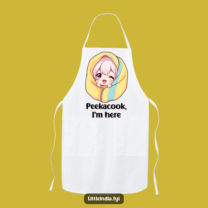 Funny Giggling Apron: Playful Character Kitchen Wear - Hilarious Cooking Accessory