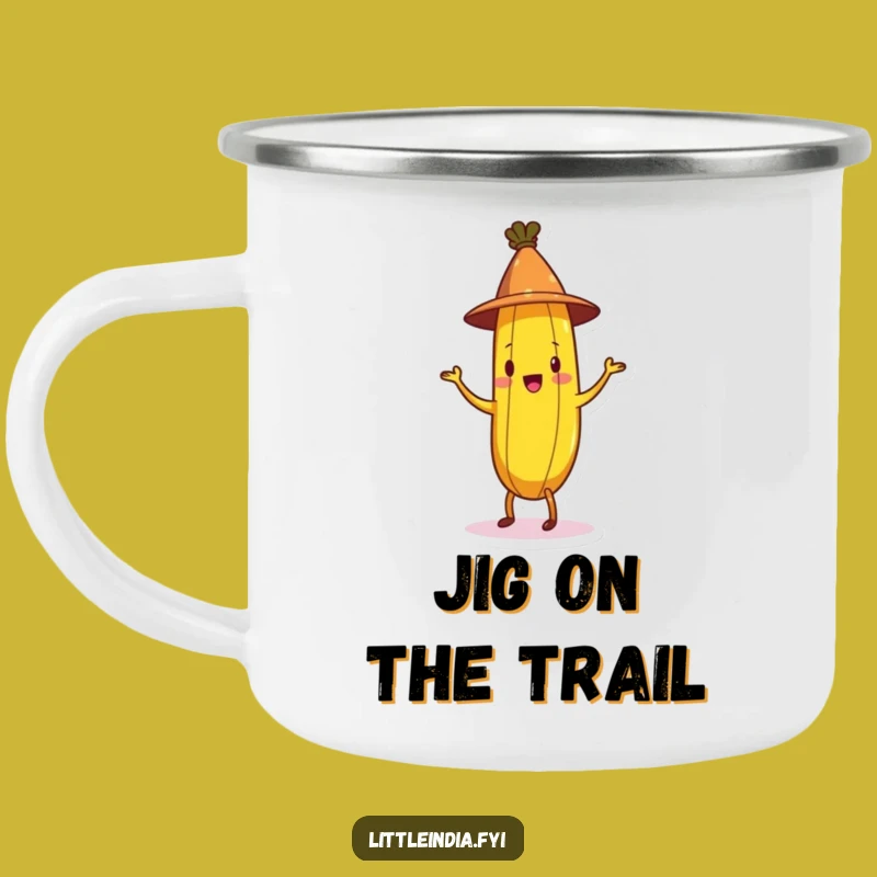 Funny Banana Jig Camping Mug: Durable Conical Hat Banana Mug - Outdoor Funny Gift!
