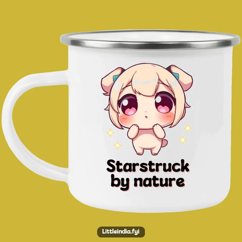 Funny Wide-Eyed Wonder Camping Mug: Hilarious Adventure for Your Outdoor Moments