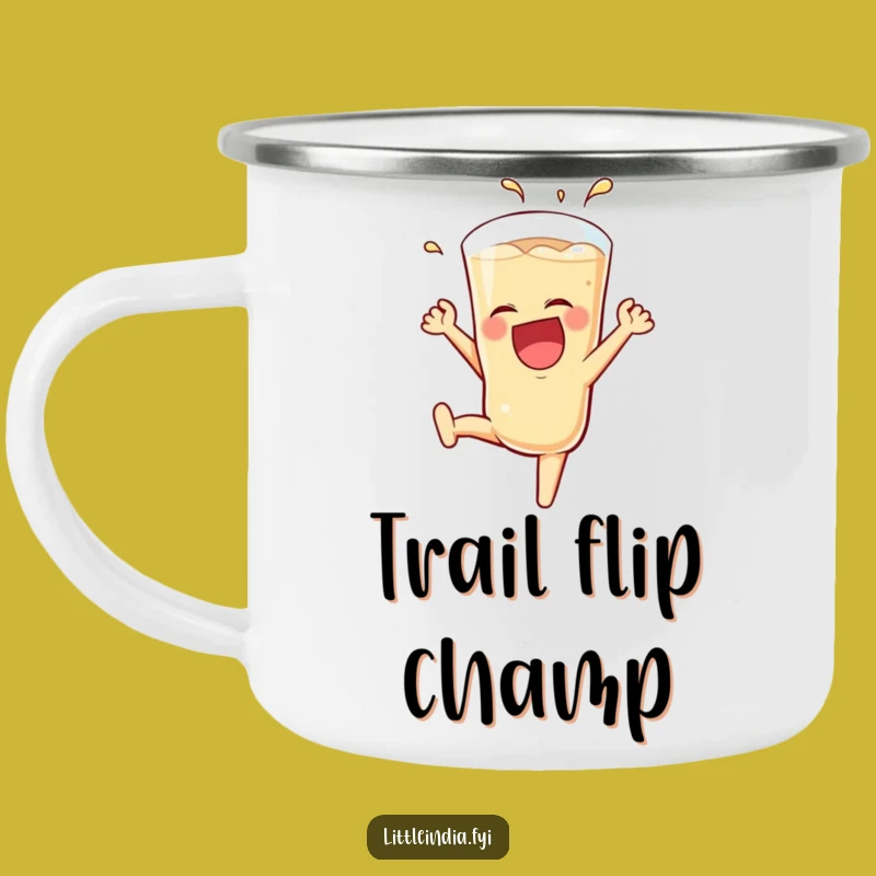 Funny Teh Tarik Camping Mug: Durable Laughing Glass Somersault Mug - Outdoor Funny Gift!
