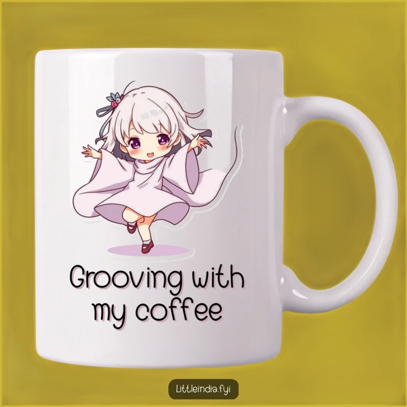 Funny Dancing Character Mug: Hilarious Artistic Expression for Daily Fun
