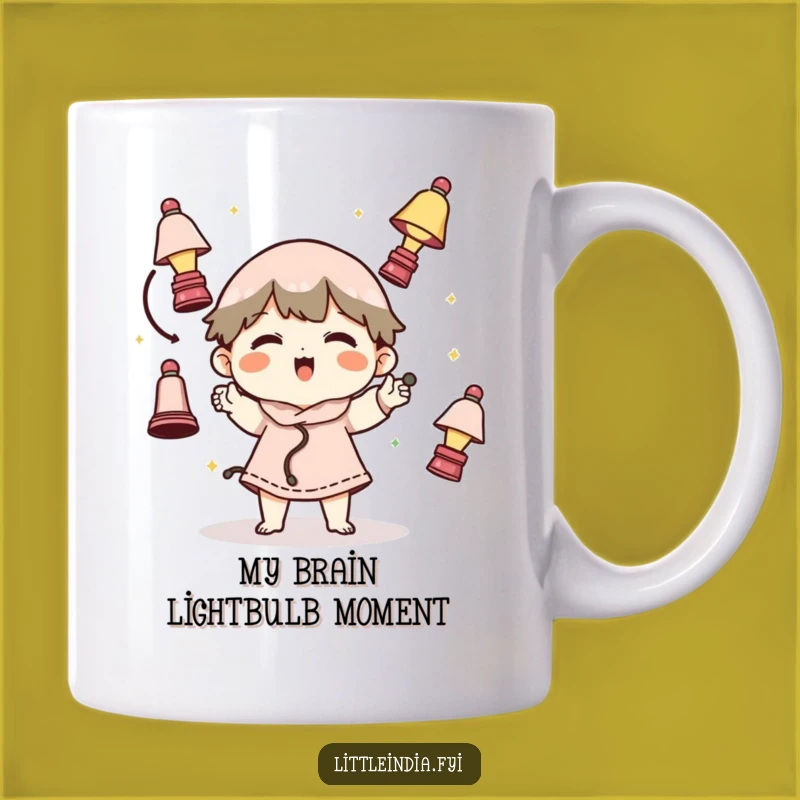 Funny Lamp Juggling Character Mug - A Hilarious Gift for Lighthearted Souls!