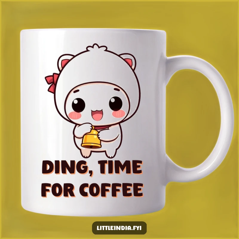 Funny Ringing Bell Mug: Happy Moments for a Hilarious Gift