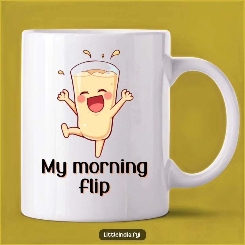 Funny Teh Tarik Mug: Hilarious Laughing Glass Doing a Somersault - Perfect Funny Gift!
