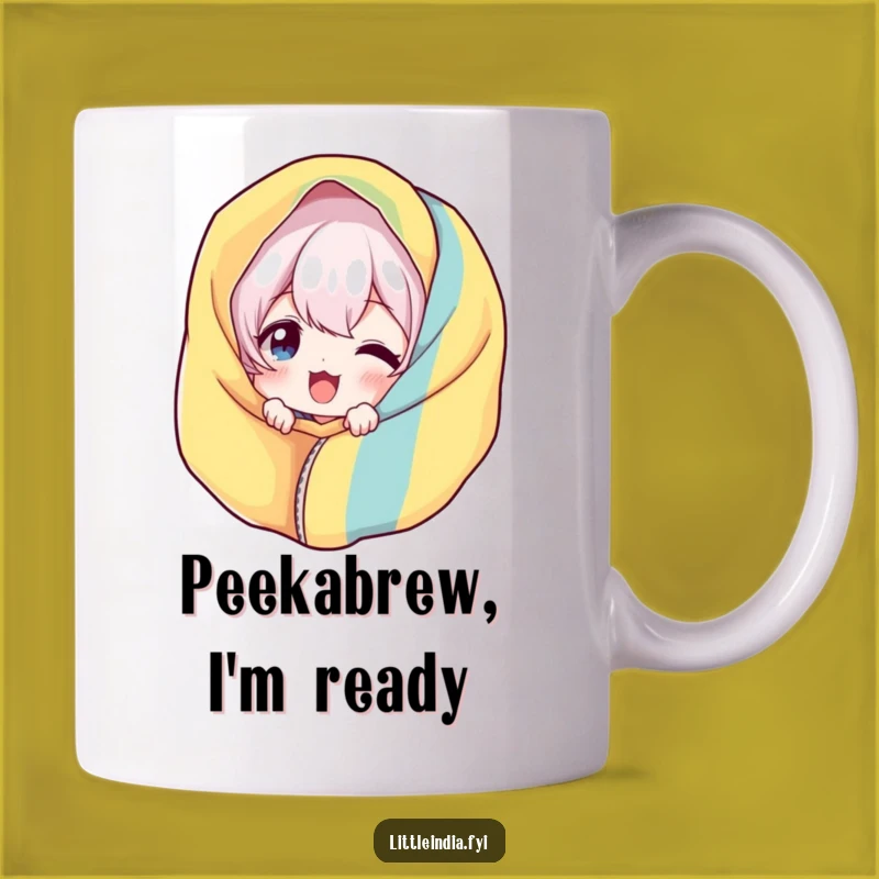 Funny Giggling Peeker Mug: Adorable Character Peek-a-Boo Coffee Cup - Perfect Funny Gift