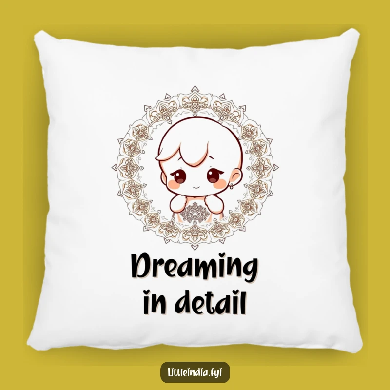 Funny Curious Character Pillow: Cozy Comfort for Curious Minds!