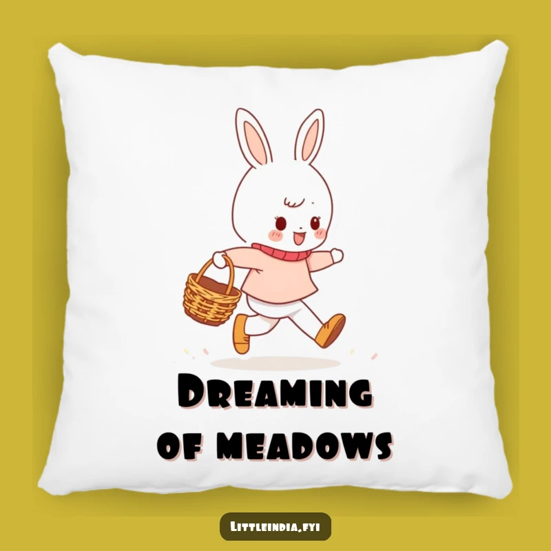 Funny Cheerful Character Skipping Pillow: Cuddle Up with Pure Happiness!