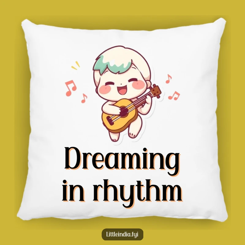 Funny Musical Character Pillow, Snuggle Up with Harmony
