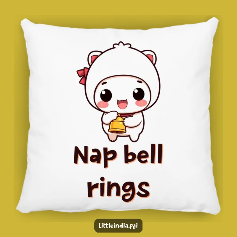 Funny Ringing Bell Pillow: Snuggle Up with Happy Comfort Gift