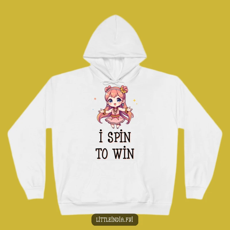 Cozy Funny Bangles Twirling Character Hoodie: Warm and Hilarious Gift Idea