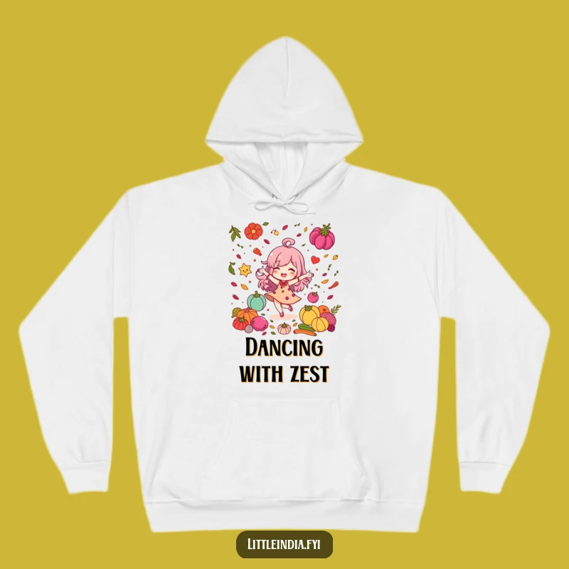 Funny Spice Dancer Hoodie: Delighted Character's Cozy Comfort, Perfect Funny Gift