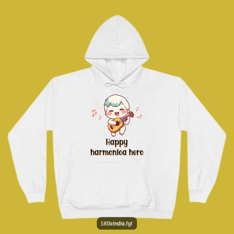 Funny Musical Character Hoodie, Cozy Up with a Song