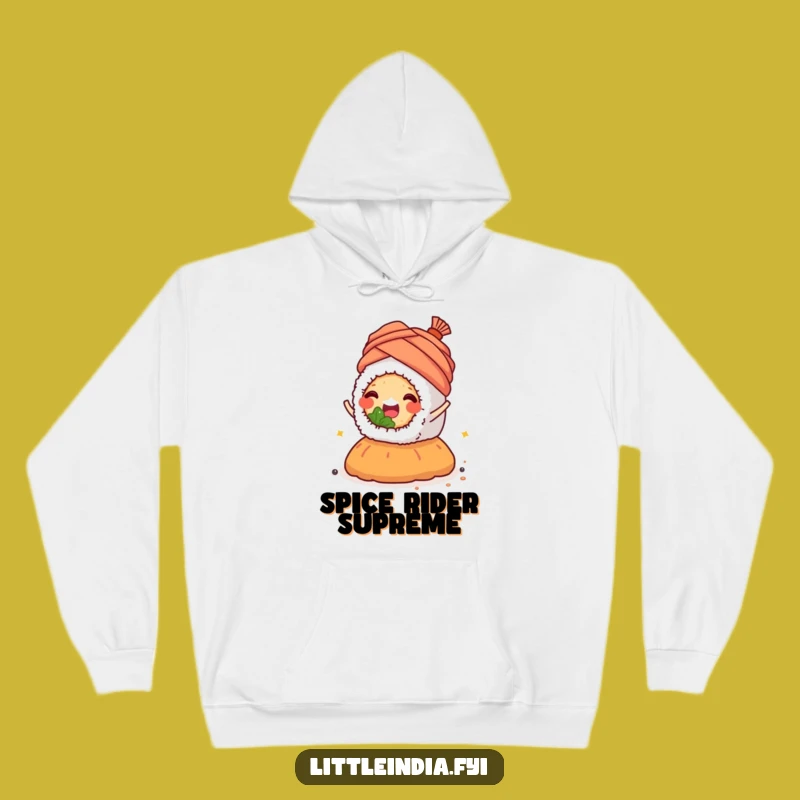 Funny Sushi Spice Hoodie: Cozy Turban Ride Sweatshirt Gift