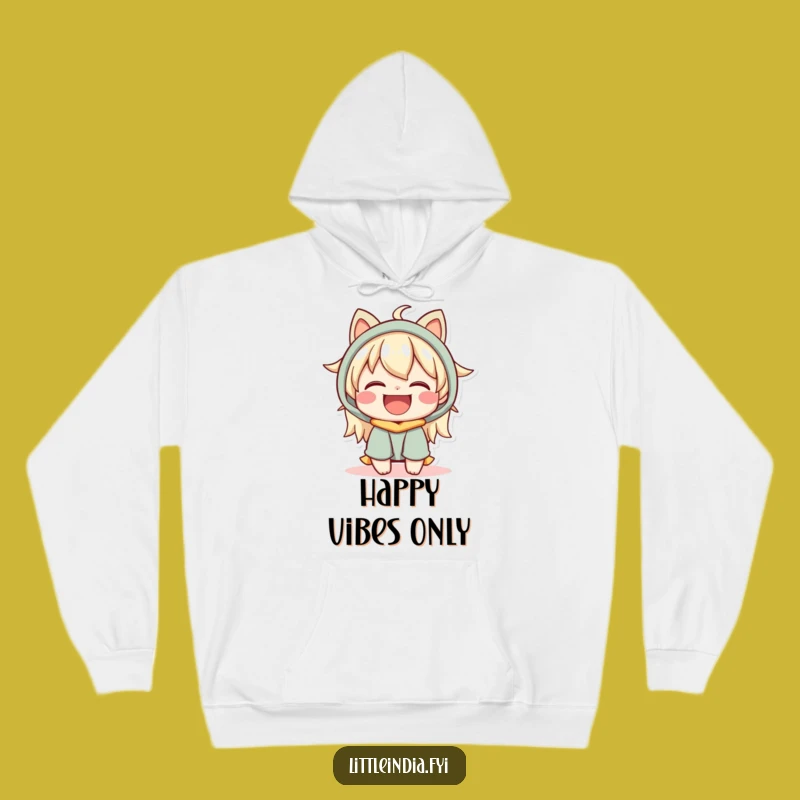 Funny Happy Moment Hoodie: Warm Character's Joyful Comfort