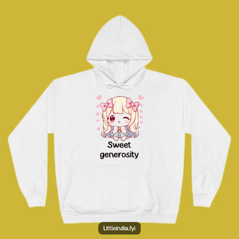 Funny Sweet Offering Hoodie: Cozy Up With Kindness