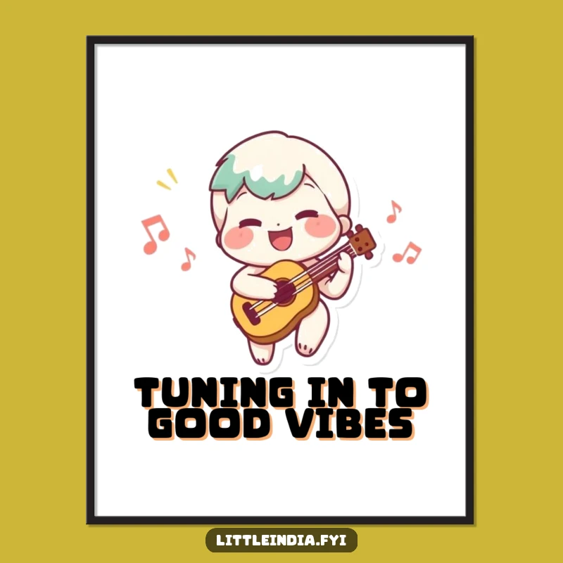 Free Printable Wall Art: Musical Character, Funny Downloadable Decor