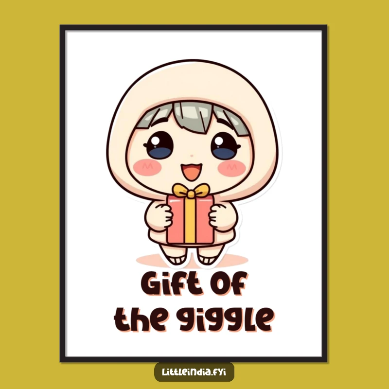 Funny Free Printable Wall Art: Cheerful Gift Giver Downloadable Art for Joyful Decor