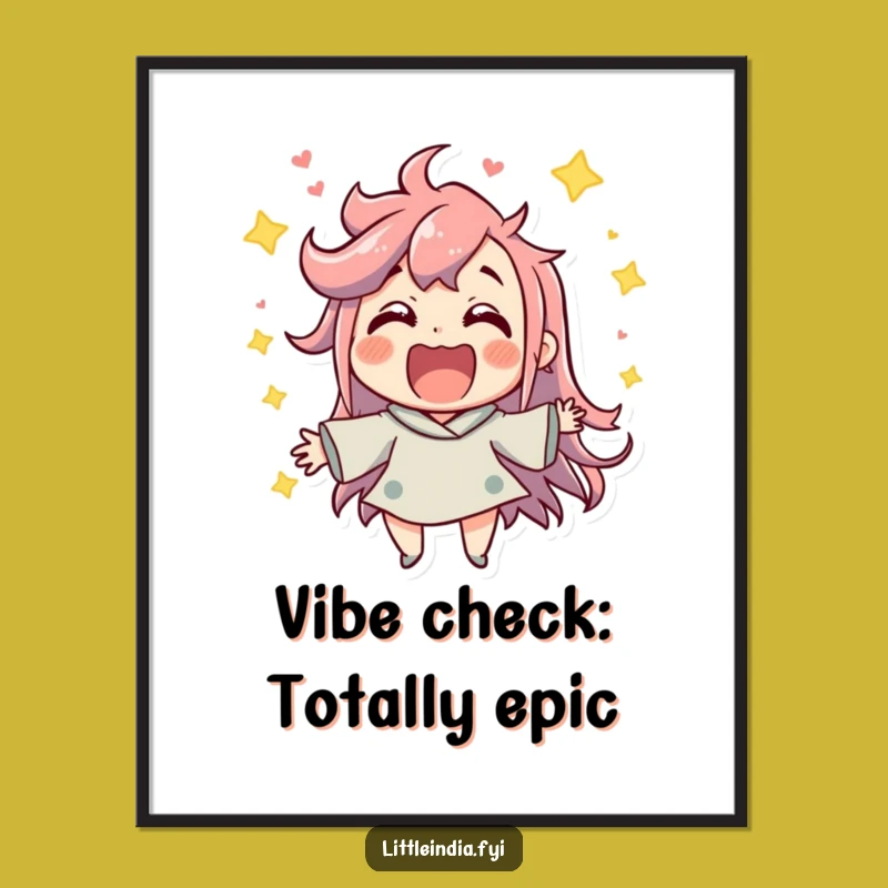 Funny Free Printable Wall Art: Jubilant Excitement - Energetic Downloadable Decor!