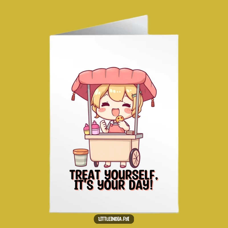 Free Printable Birthday Card: Happy Vendor, Funny Downloadable Gift of Sweetness