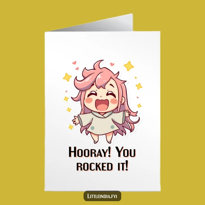 Free Printable Congrats Card: Jubilant Excitement - Funny Downloadable Gift!