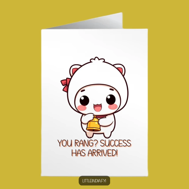 Free Printable Congrats Card: Happy Bell Ringer Surprise Downloadable Gift