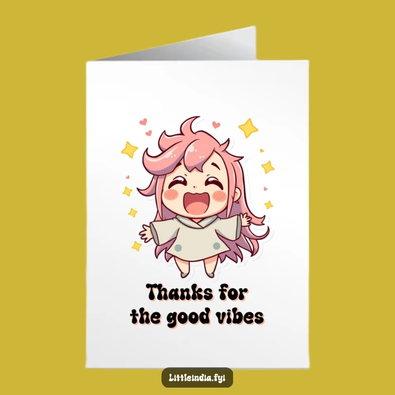 Free Printable Thank You Card: Jubilant Excitement - Funny DIY Gift!