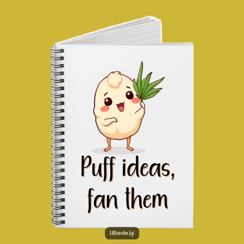 Funny Curry Puff Notebook: Tropical Thoughts Journal, Perfect Funny Gift for Ideas!