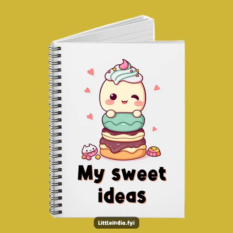 Funny Giggling Sweet Treats Notebook: Jot down ideas with sugary delight