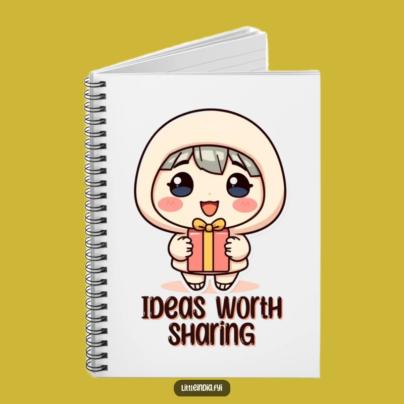 Funny Notebook: Cheerful Character's Gift for Jotting Down Happy Ideas