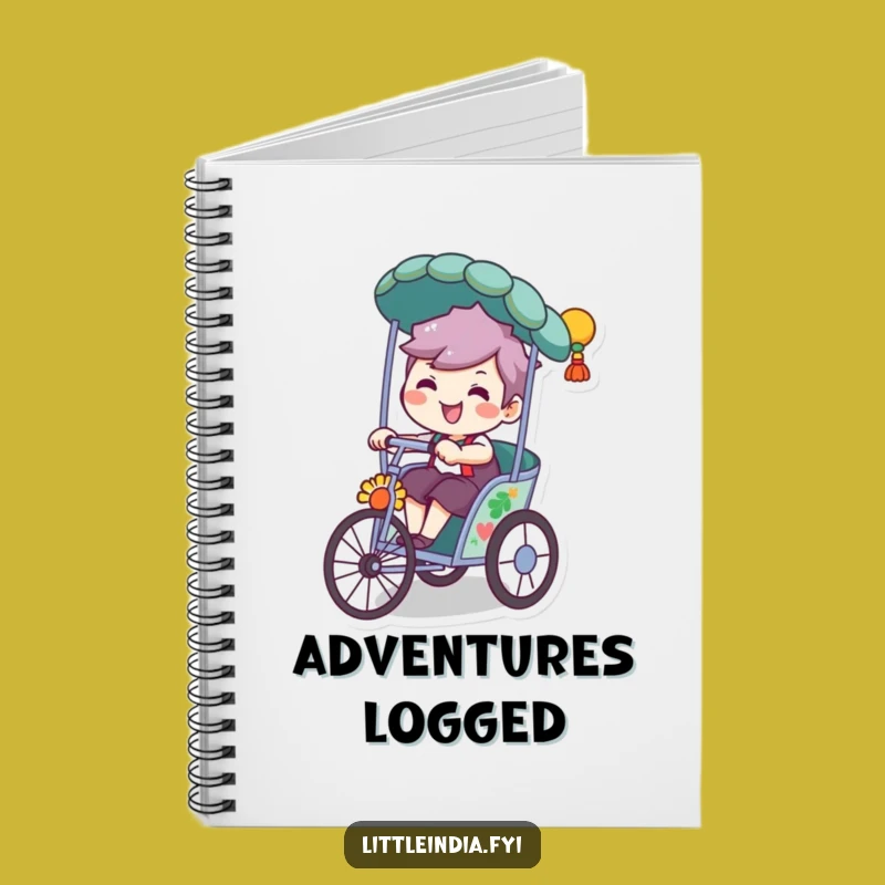 Funny Rickshaw Rider Notebook - Playful Notes, Hilarious Journal for Creative Journeys