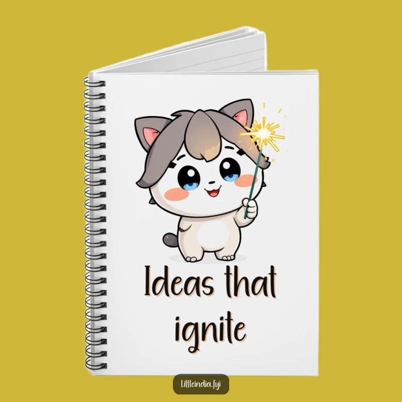 Funny Sparkler Ideas Notebook - Happy Character, Capture Joy, Funny Gift