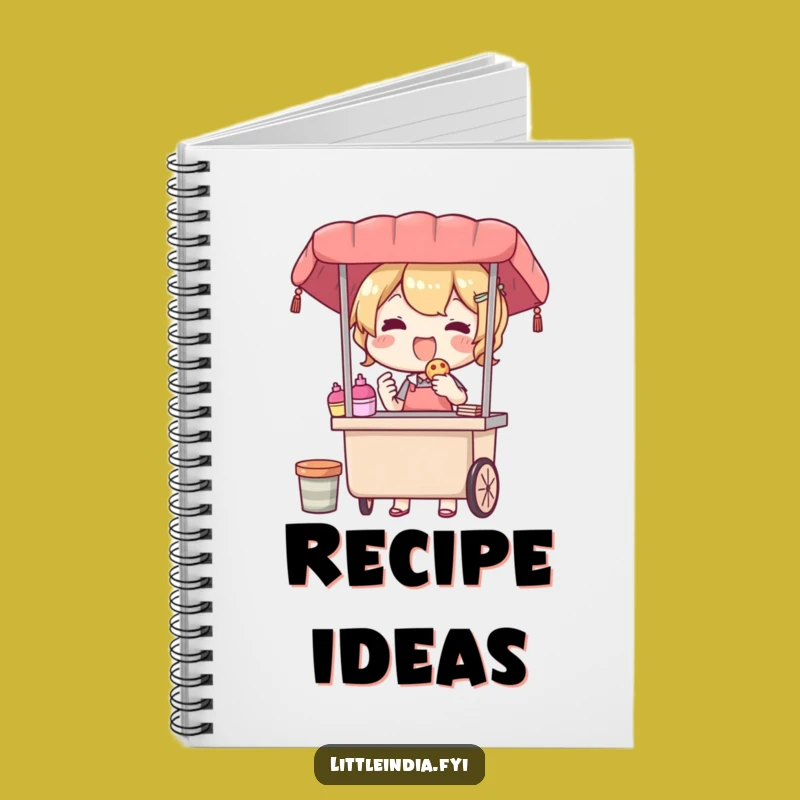 Funny Street Vendor Notebook: Jot Down Ideas with Generous Flair