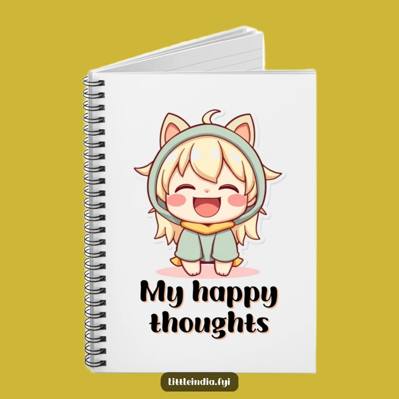 Funny Notebook: Happy Moment by Warm Character for Joyful Notes
