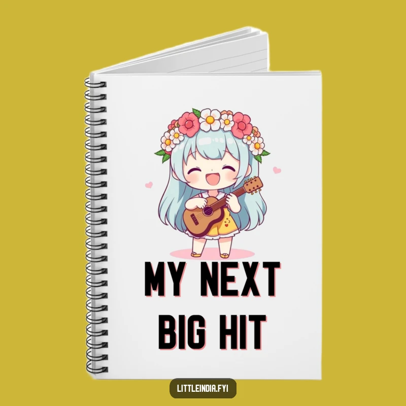 Funny Garland Musician Notebook - Delightful Character Journal, Funny Gift for Notes