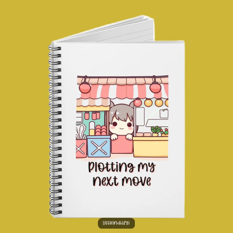 Funny Playful Character Market Journal - Ideas from Behind the Stalls