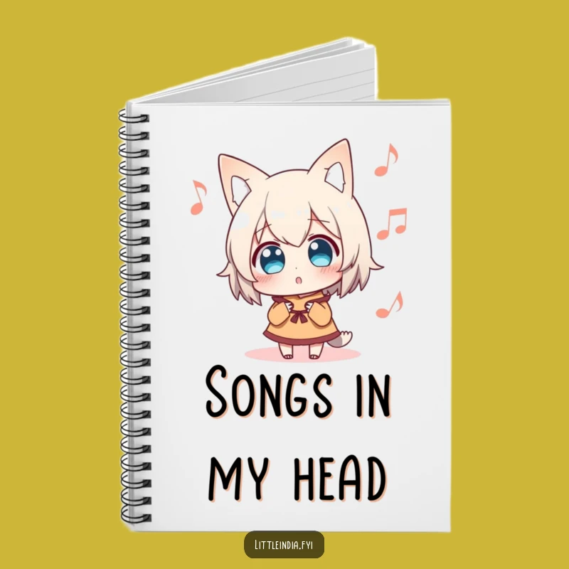 Funny Surprised Character Music Notebook: Compose Your Thoughts!