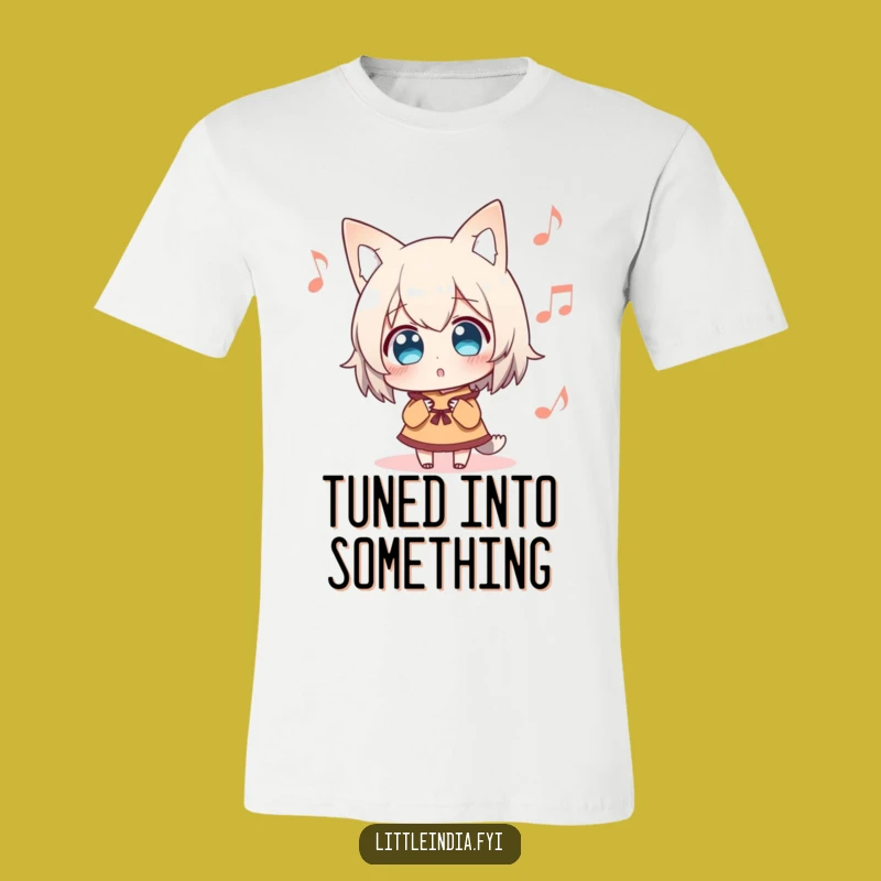 Funny Surprised Character Music T-Shirt: Wear Your Musical Wonder!
