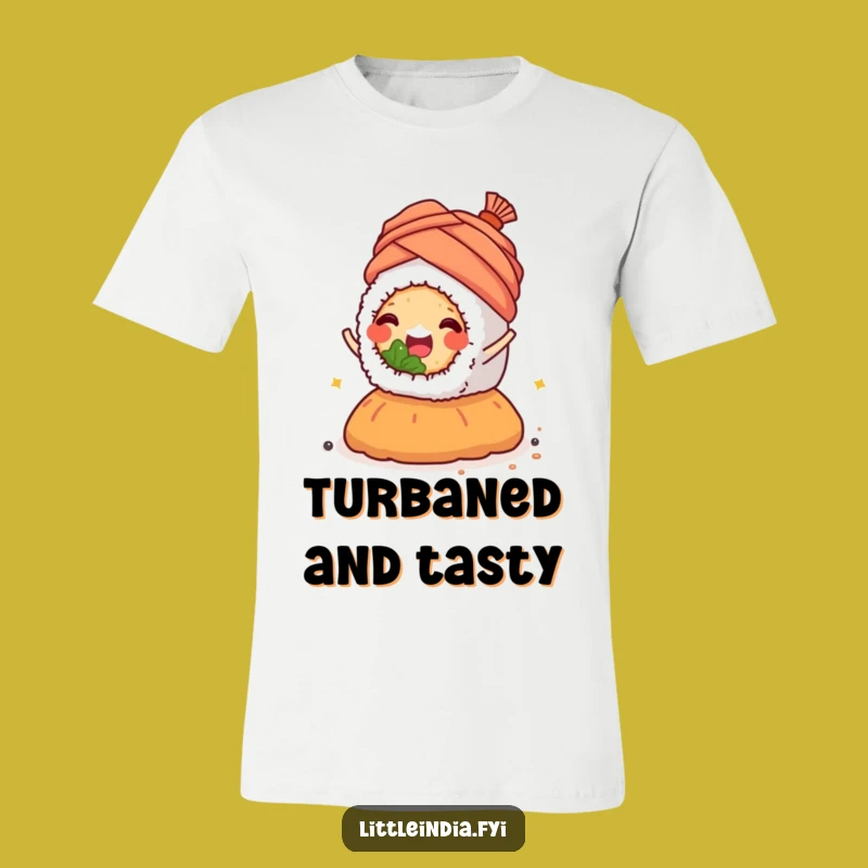 Funny Sushi Spice T-Shirt: Joyful Turban Ride Tee Gift