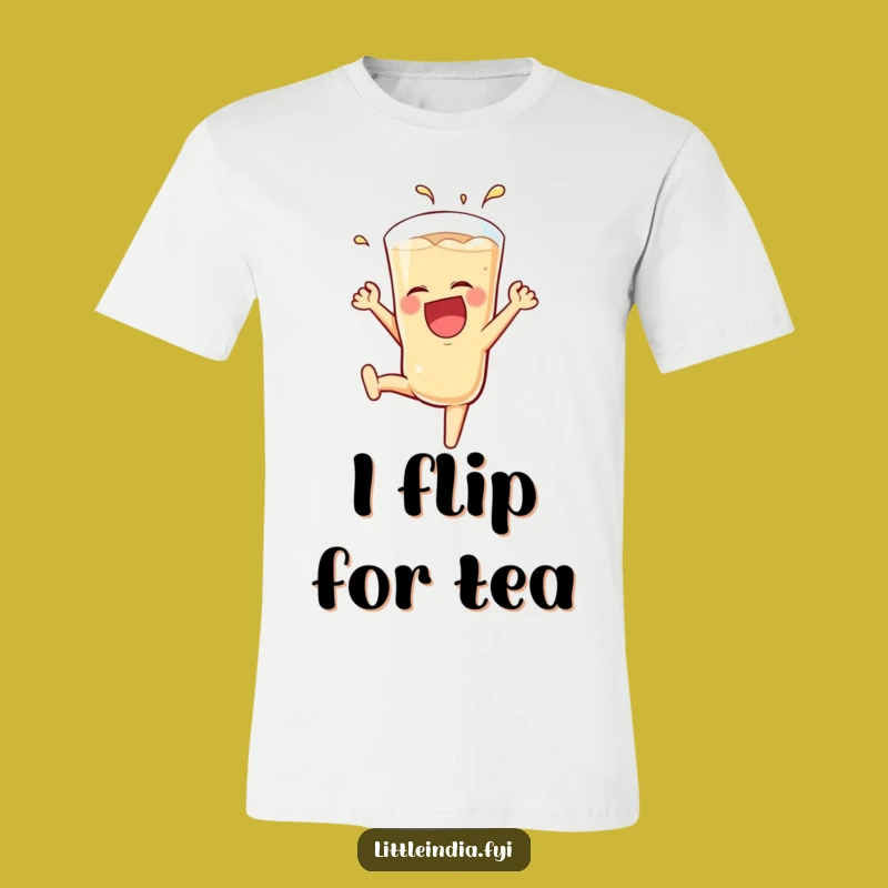 Funny Teh Tarik T-Shirt: Hilarious Laughing Glass Somersault Graphic Tee - Awesome Funny Gift!