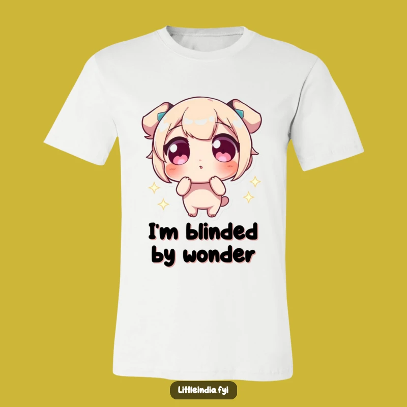 Funny Wide-Eyed Wonder T-Shirt: Hilarious Apparel for Awe-Struck Moments