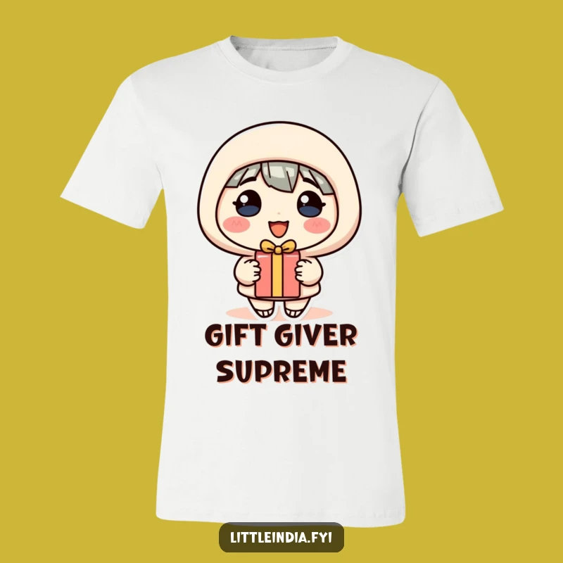Funny Cheerful Gift T-Shirt: Wearable Joy from Our Happy Character