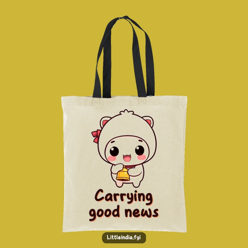 Funny Ringing Bell Tote Bag: Carry Your Joy with Hilarious Style Gift