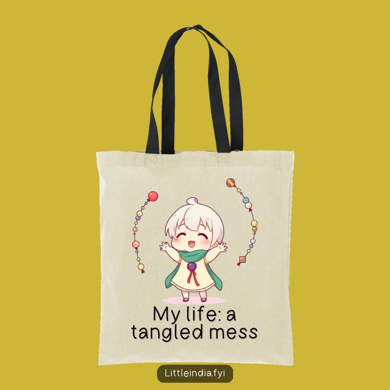 Funny Bead Juggling Tote Bag: Carry Your Laughs in Style!
