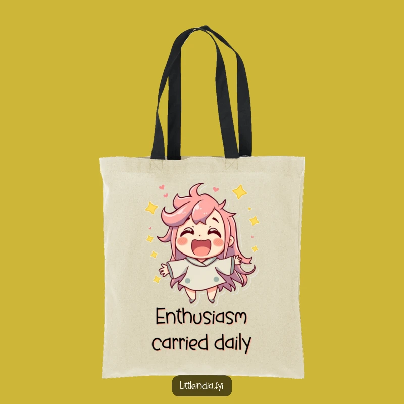 Funny Party Tote: Jubilant Character Bag - Lively & Humorous Accessory